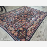 فرش ماشینی 9متری کاشان نقشه باغ ارم2عددی(ارسال رایگان)