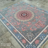 فرش ماشینی بی سی اف 12متری کاشان نقشه پونه فیلی کیفیت بالا