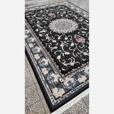 فرش ماشینی9متری اقتصادی کاشان نقشه طناز سرمه ایی(2عددی)