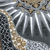 فرش ماشینی 12متری اقتصادی کاشان نقشه زیبای خورشید فیلی