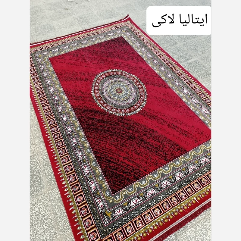 فرش اقتصادی 12متری کاشان نقشه ایتالیا لاکی