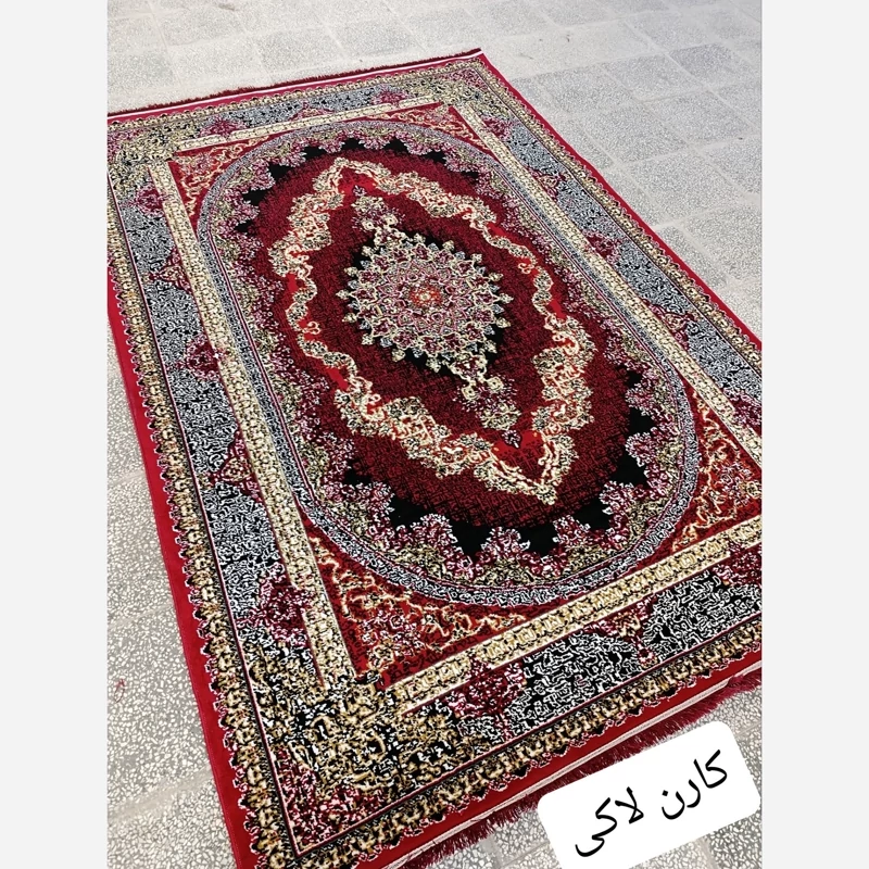 فرش12متری ماشینی اقتصادی کاشان نقشه کارن لاکی