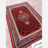 فرش6متری ماشینی اقتصادی کاشان نقشه موج لاکی