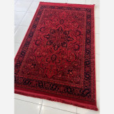 قالیچه پرزدار کاشان(گبه) سایز(1در1/5)کلکسیون بلوچی لاکی کد4138قجری