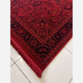 قالیچه پرزدار کاشان(گبه) سایز(1در1/5)کلکسیون بلوچی لاکی کد4138قجری