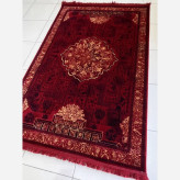 قالیچه4متری ماشینی پرزدار کاشان کلکسیون بلوچی لاکی کد4136