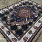 فرش کاشان بانقشه چکاوک12متری وبافت بی سی اف عالی