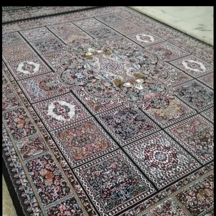 فرش ماشـینی بی سی اف 440شانه 12متری کاشان
