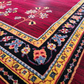 فرش ماشینی700شانه9متری کاشان نقشه انارلاکی (2عددی)