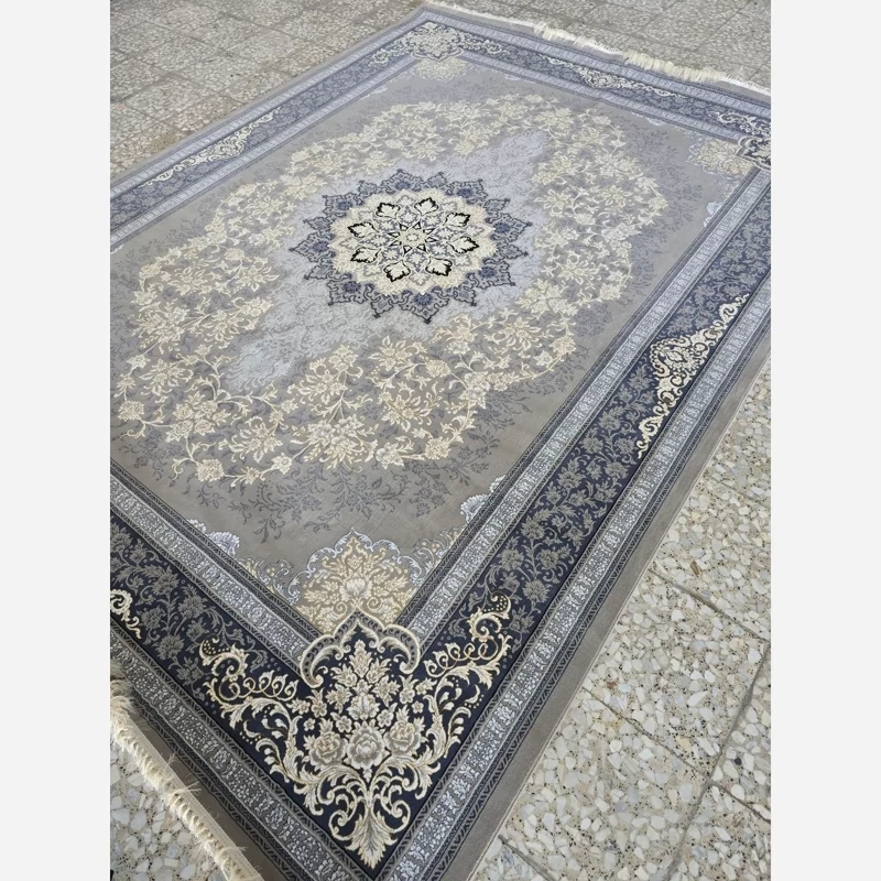 فرش ماشینی700شانه کاشان نقشه مهریس فیلی(2عددی).