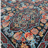 فرش ماشینی12متری 700شانه کاشان نقشه زیبای باغ ارم(2عددی)
