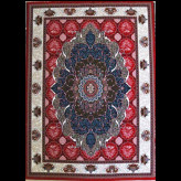 فرش ماشینی بی سی اف (BCF) 440شانه سایز6متری نقشه چکاوک لاکی