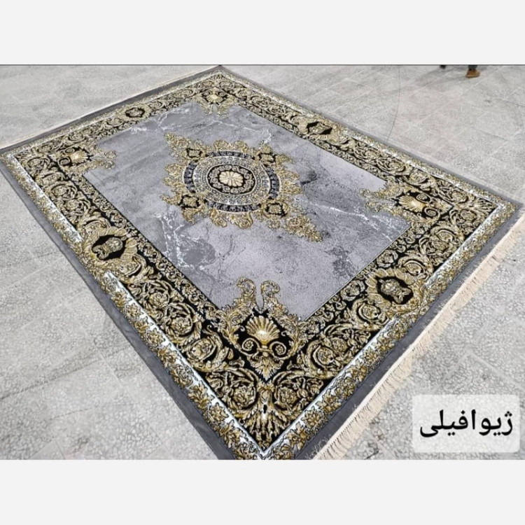 فرش ماشینی 9متری کاشان نقشه ژیوا فیلی(ارسال رایگان)