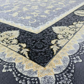 فرش 6متری700شانه ورژن کاشان نقشه فرگل افشان(2عددی)