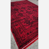 فرش ماشینی12متری قرمزکاشان نقشه پرنیان مناسب دکوراسیون لوکس