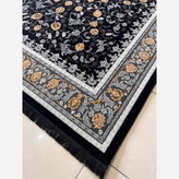 فرش ماشینی جدید6متری کاشان کلکسیون الگاسرمه ای کد1037