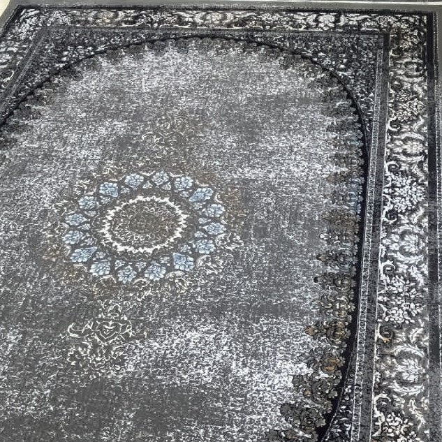 گلیم فرش پرزدار ماشینی6متری کاشان( گبه) کلکسیون الگادودی کد1003