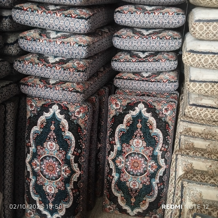 پشتی فرشی 700شانه الیافی طرح شهیاد