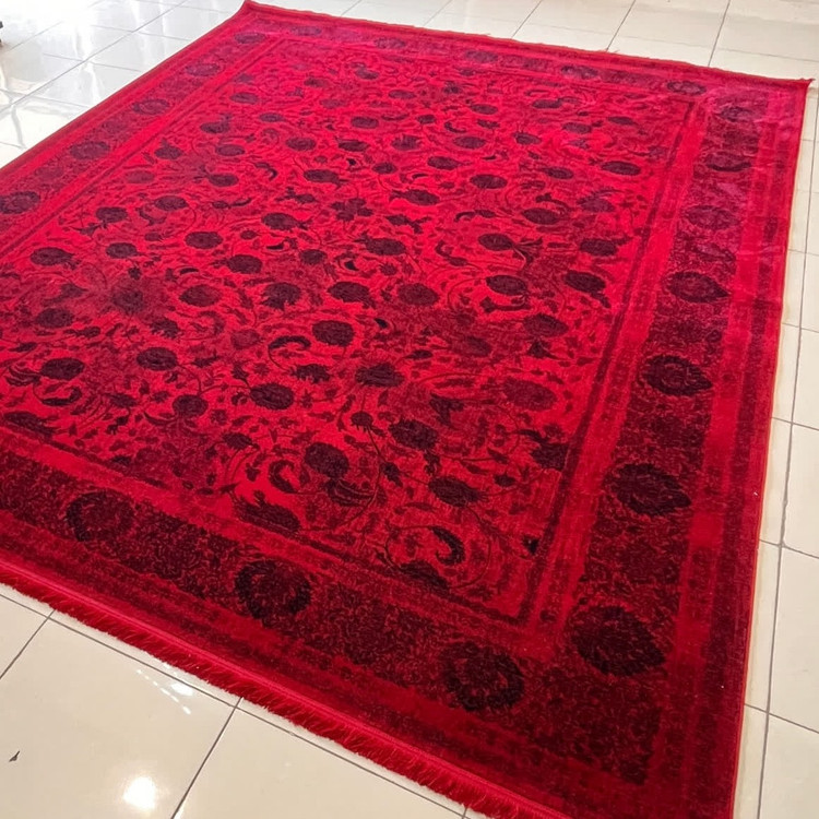 فرش قرمز6متری ماشینی بلوچی کلکسیون بلوچی لاکی کد1025