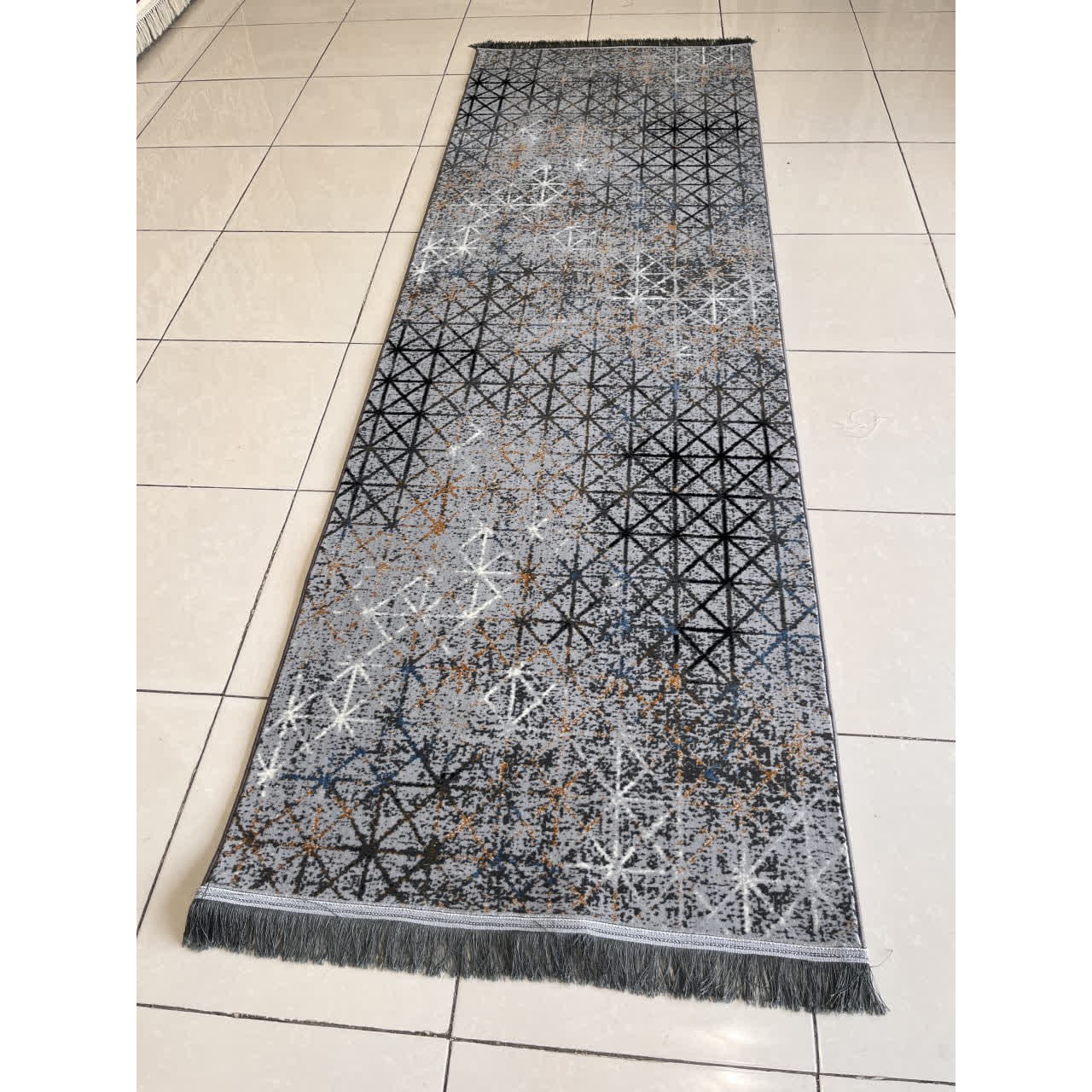 قالیچه2متری پرزدار(گبه) کلکسیون الگا دودی کد1040