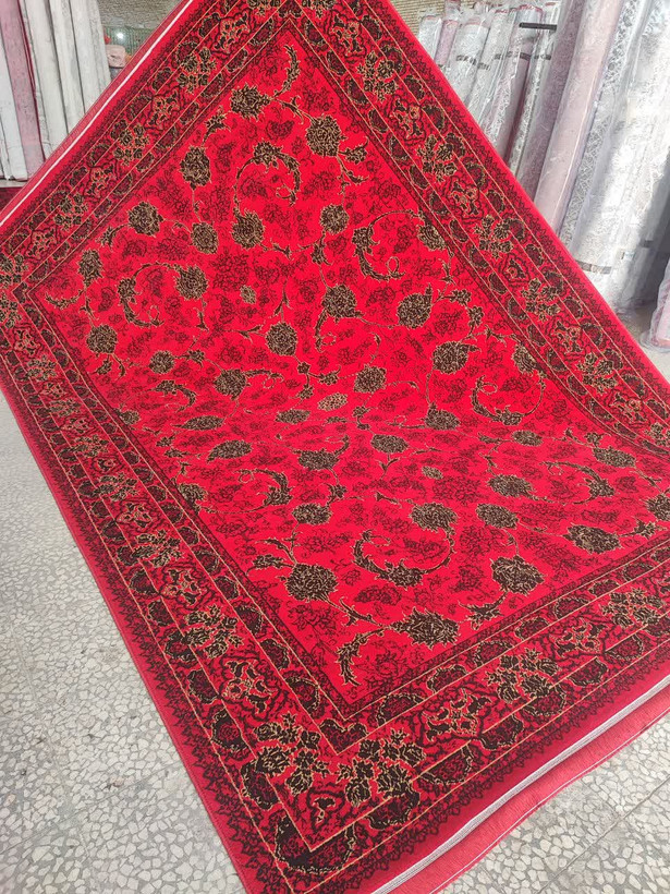 فرش ماشینی9متری لاکی لوکس کاشان نقشه ملک لاکی مناسب خاص پسندان